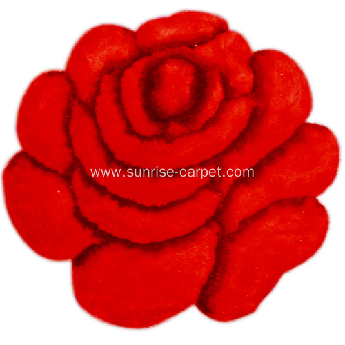 Soft & Silk Flower 3D Carpet